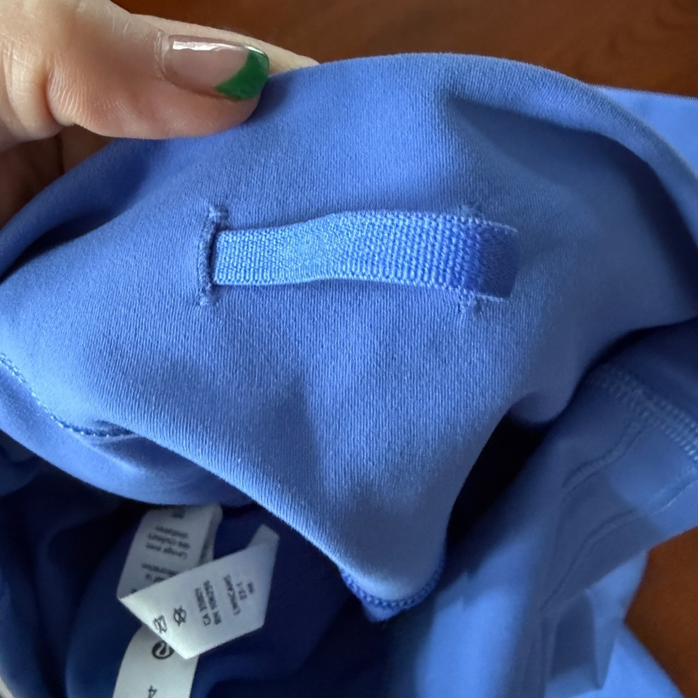Lululemon Wunder Train HR Crop 23" wild indigo size 4 NWT - Picture 3 of 7